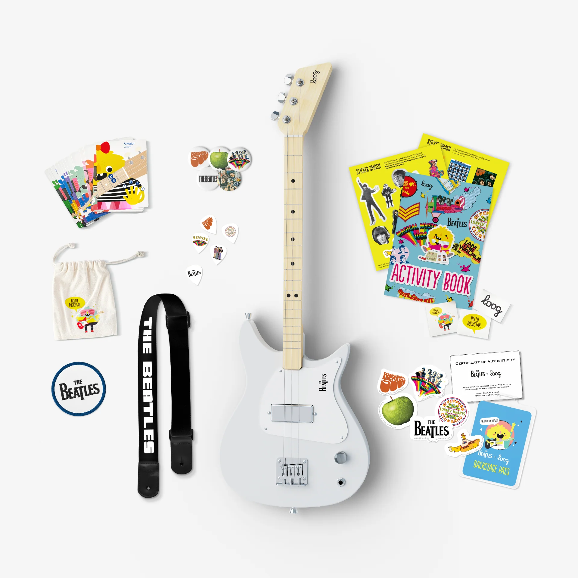 beatles + loog electric guitar - Image 2