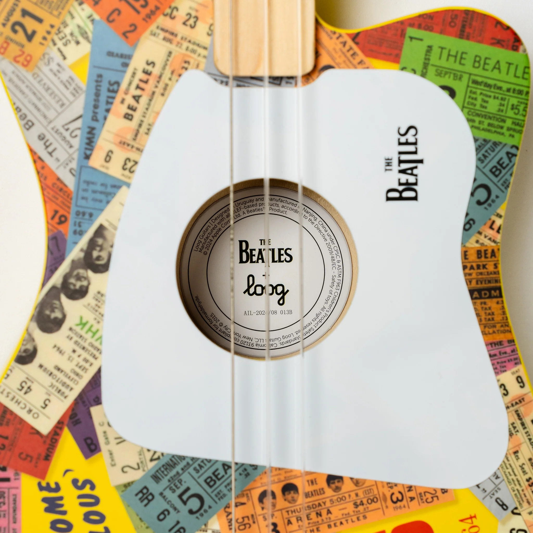 beatles + loog mini guitar - Image 5