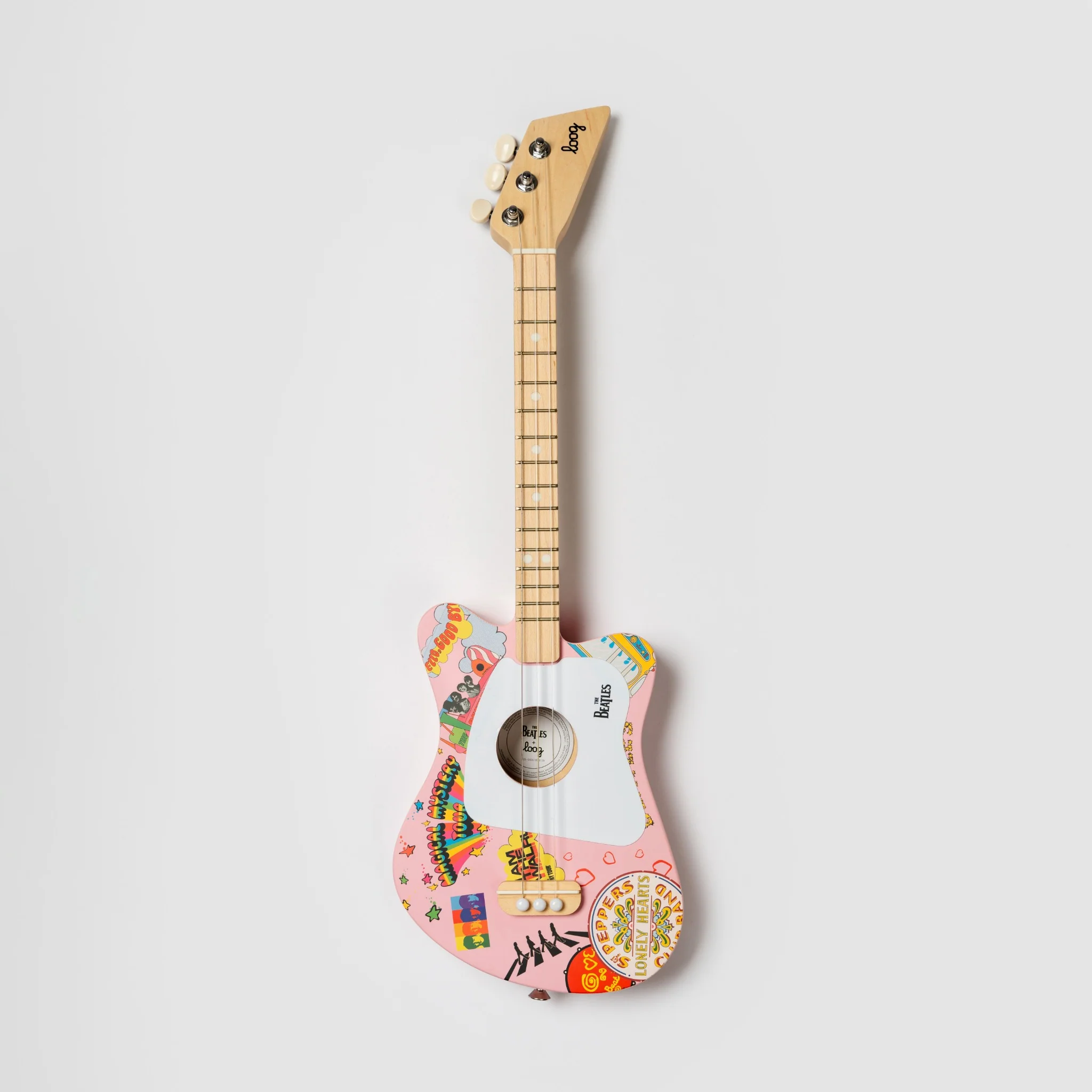 beatles + loog mini guitar - Image 2