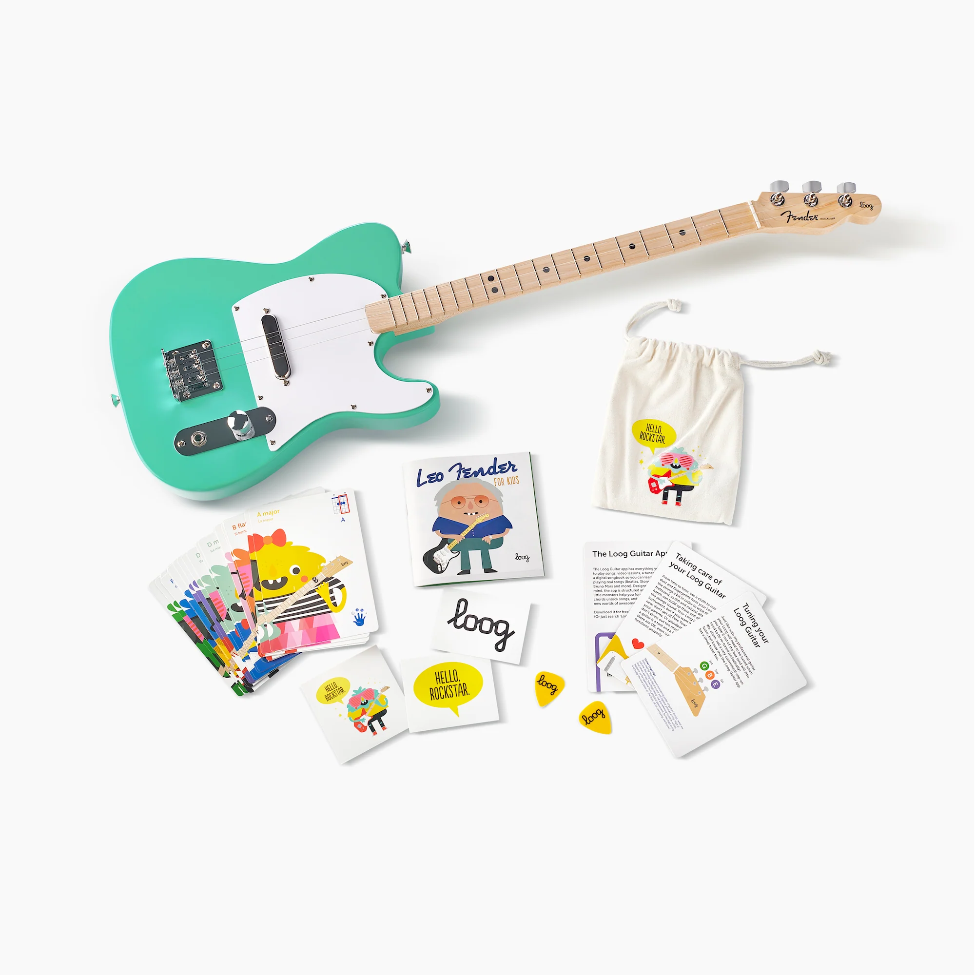 fender x loog electric guitar - Image 18