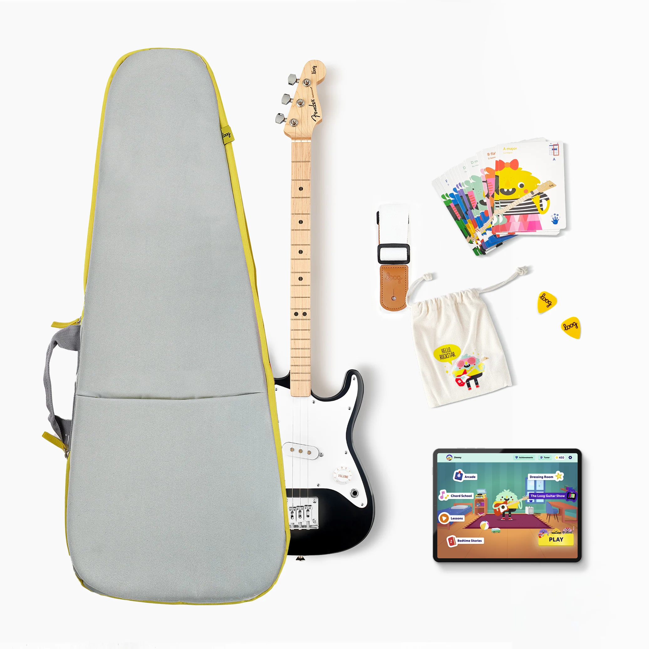fender x loog electric guitar bundles - Image 12