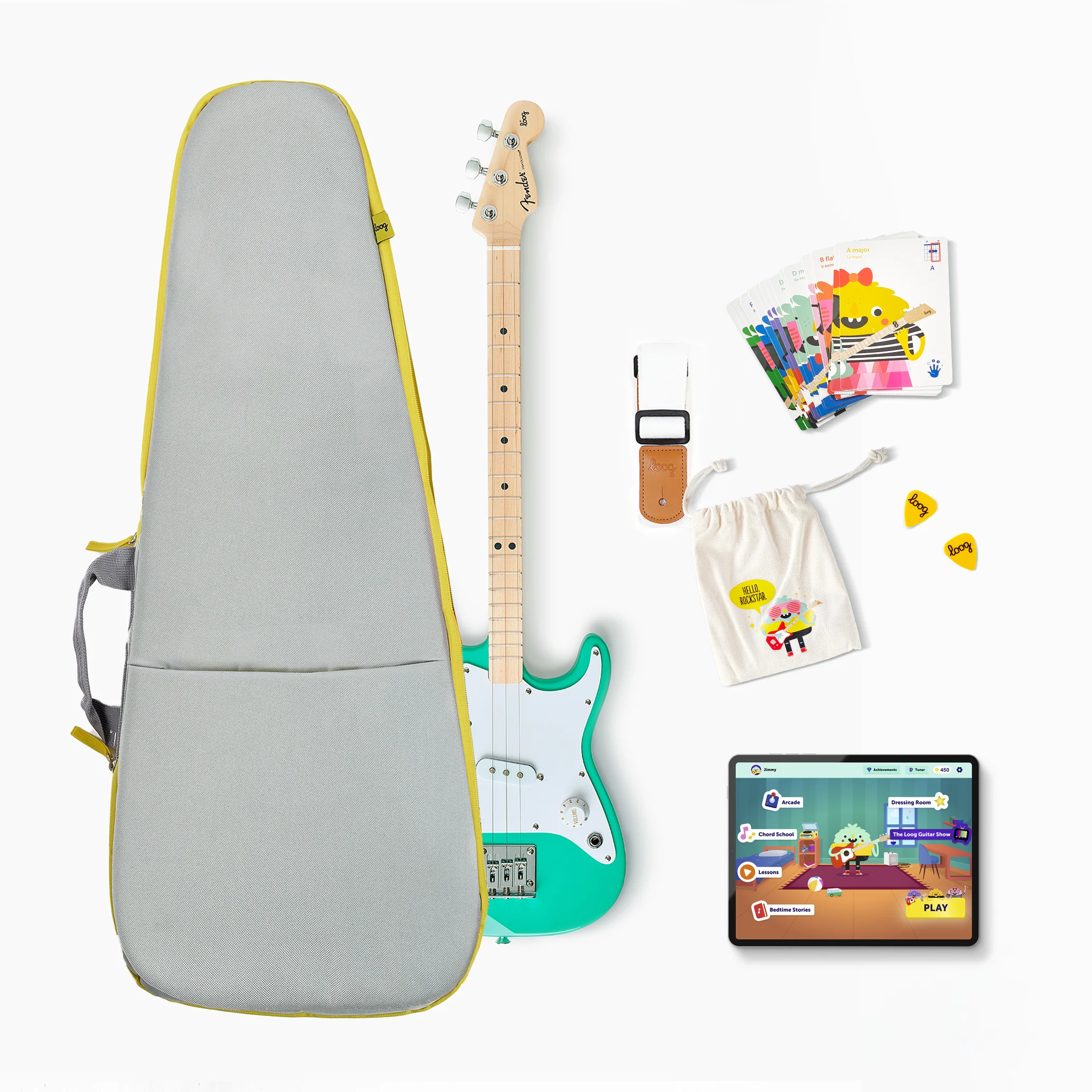 fender x loog electric guitar bundles - Image 13