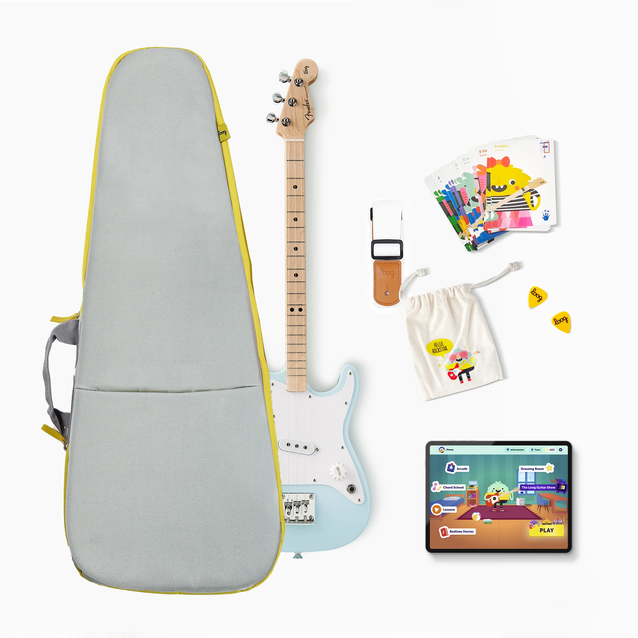 fender x loog electric guitar bundles - Image 20